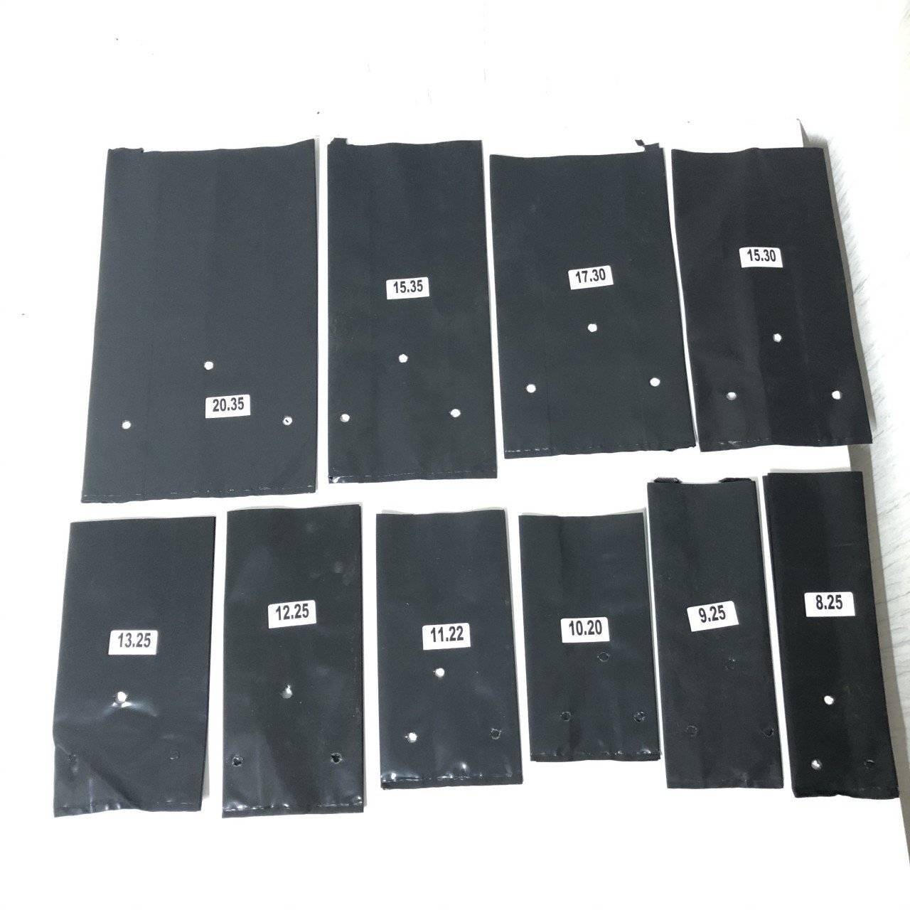 UV Filtreli Körüklü 13x25 Cm Çok Yıllık Fidan Fide Poşeti (25 Kg)