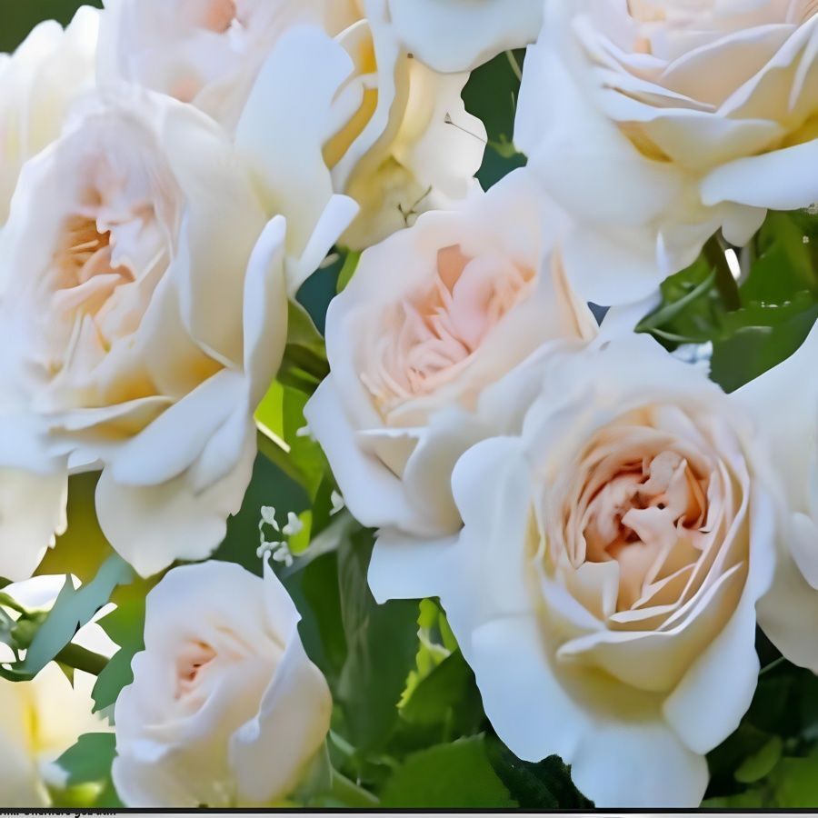 Tüplü Cream Fc Multin Goncallı Beyaz Yediveren Soğuklara Dayanımlı Gül Fidanı