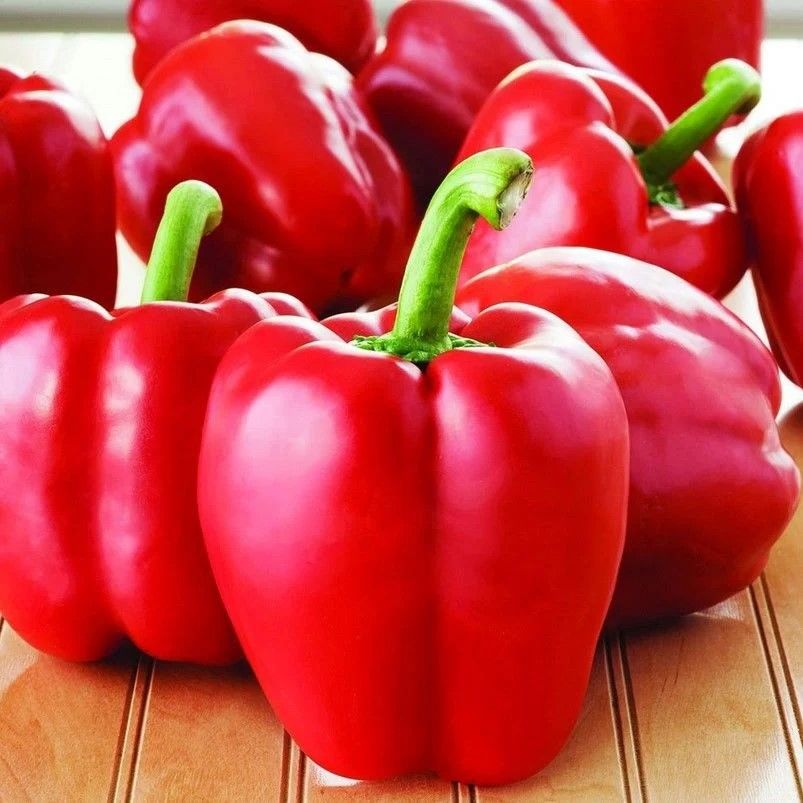 Tombul  Kırmızı Kaliforniya Dolmalık Biber Fidesi(4 Adet)